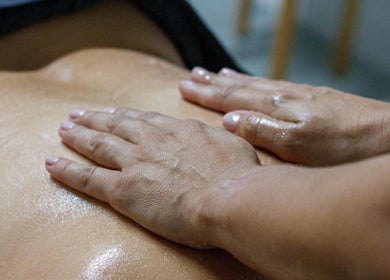 Relaxing back massage at Massage Relax Restore Townsville in Garbutt, Queensland, AU.