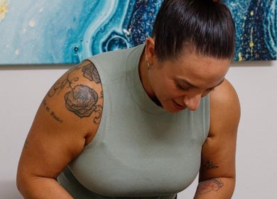 Therapist at Massage Relax Restore Townsville in Garbutt, Queensland, AU, providing calming massage therapy.