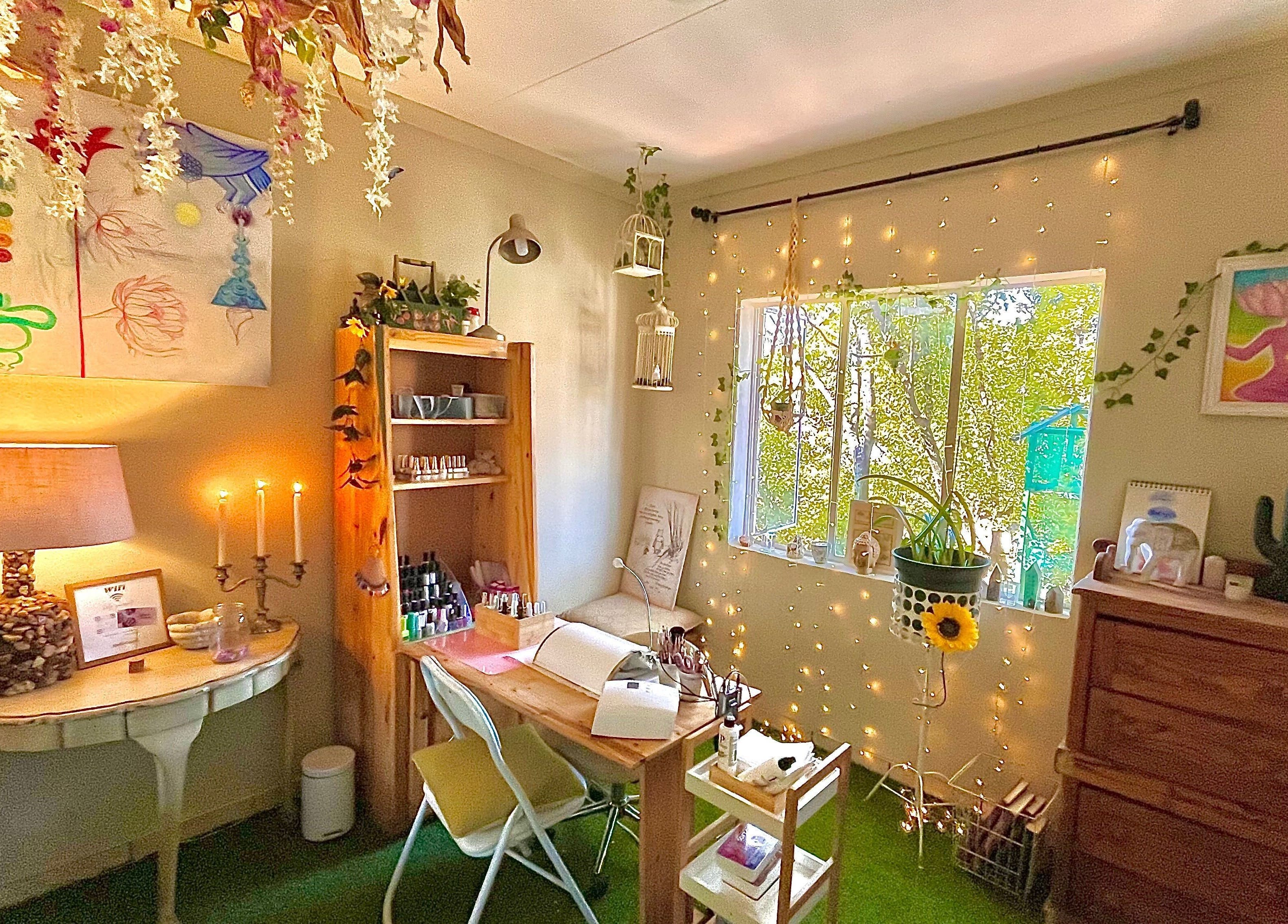 Welcoming interior of Mani by Sami in Midrand, Gauteng, ZA with warm lighting and lush greenery.