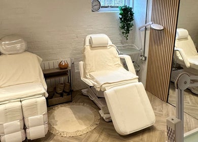 Relaxing treatment chairs at Nails by Nadiia in Ashbourne, England, GB, offering a peaceful ambiance.