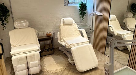 Relaxing treatment chairs at Nails by Nadiia in Ashbourne, England, GB, offering a peaceful ambiance.