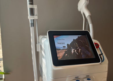 Advanced Soprano machine at Haze Aesthetics, Centurion, Gauteng, ZA, offering state-of-the-art treatments.