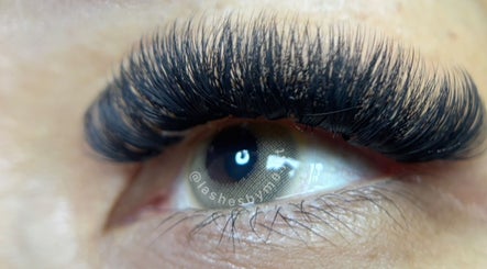 Close-up of lush eyelash extensions by Lashes By Me in Daerah Khusus Ibukota Jakarta, ID.