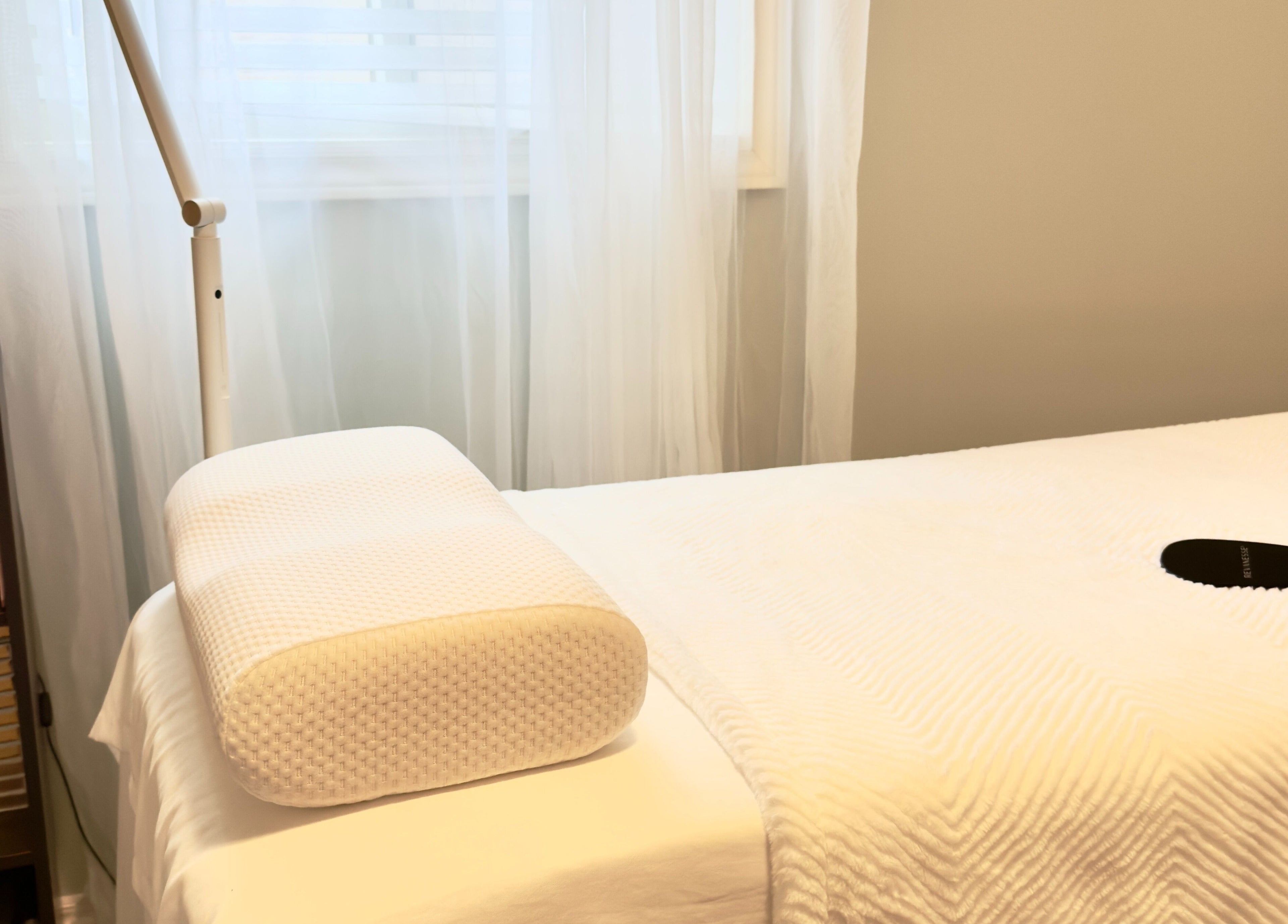 Calm treatment room at ✦ Vki Lash Studio ✦ in London, Ontario, CA with elegant decor and cozy setup.