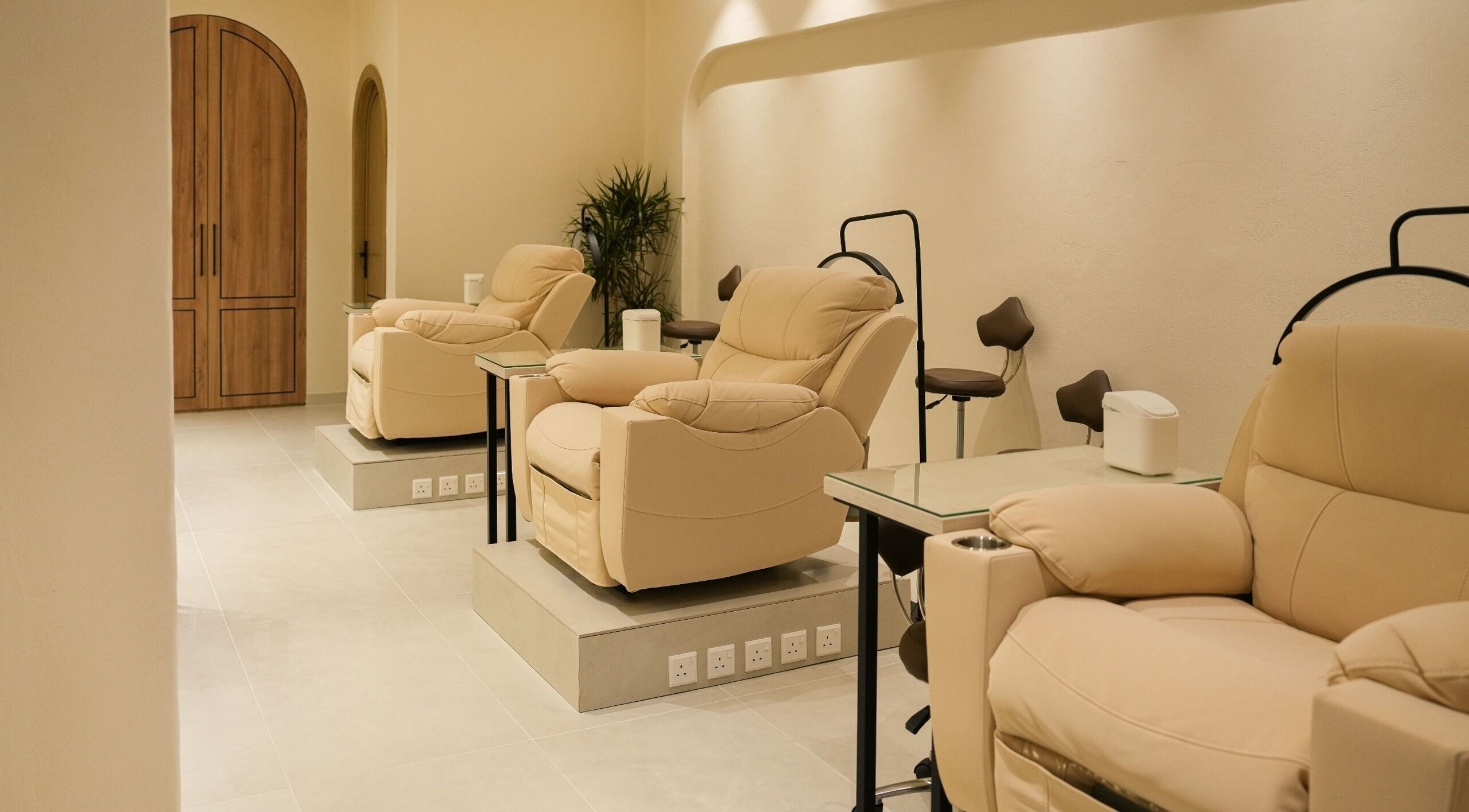 Relaxing seating area at The Edit Studio, Jeddah, Makkah Province, SA, featuring comfortable chairs.