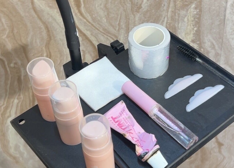 Makeup products displayed at JMBeauty, Brayton, England, GB, showcasing premium beauty tools and cosmetics.
