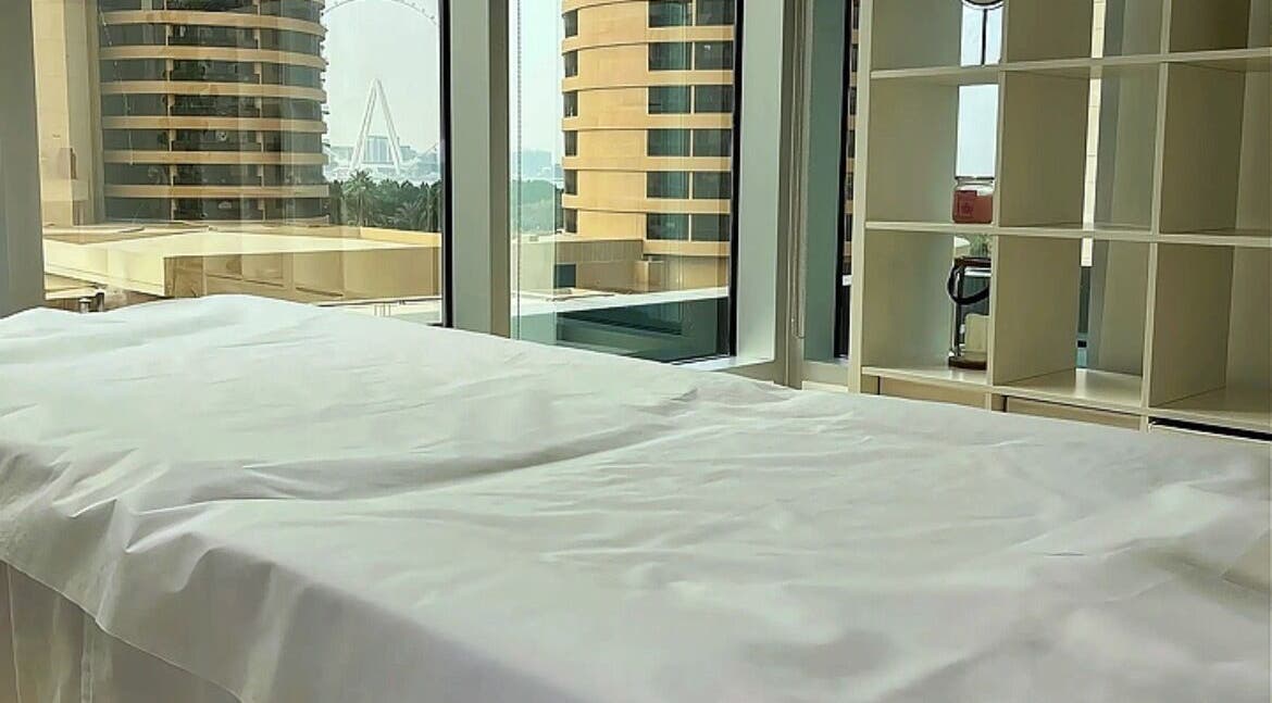 Tranquil massage room view at Sculptor By Aray Kairkanova Ladies Salon DUBAI MARINA, Dubai, Dubai, AE.