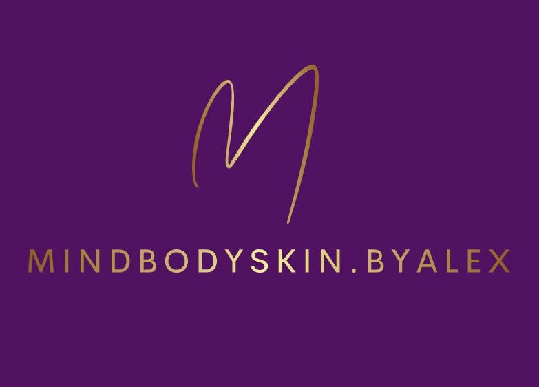 Logo of Mindbodyskin.Byalex in Liverpool, England, GB with a stylish 'M' design on a purple background.
