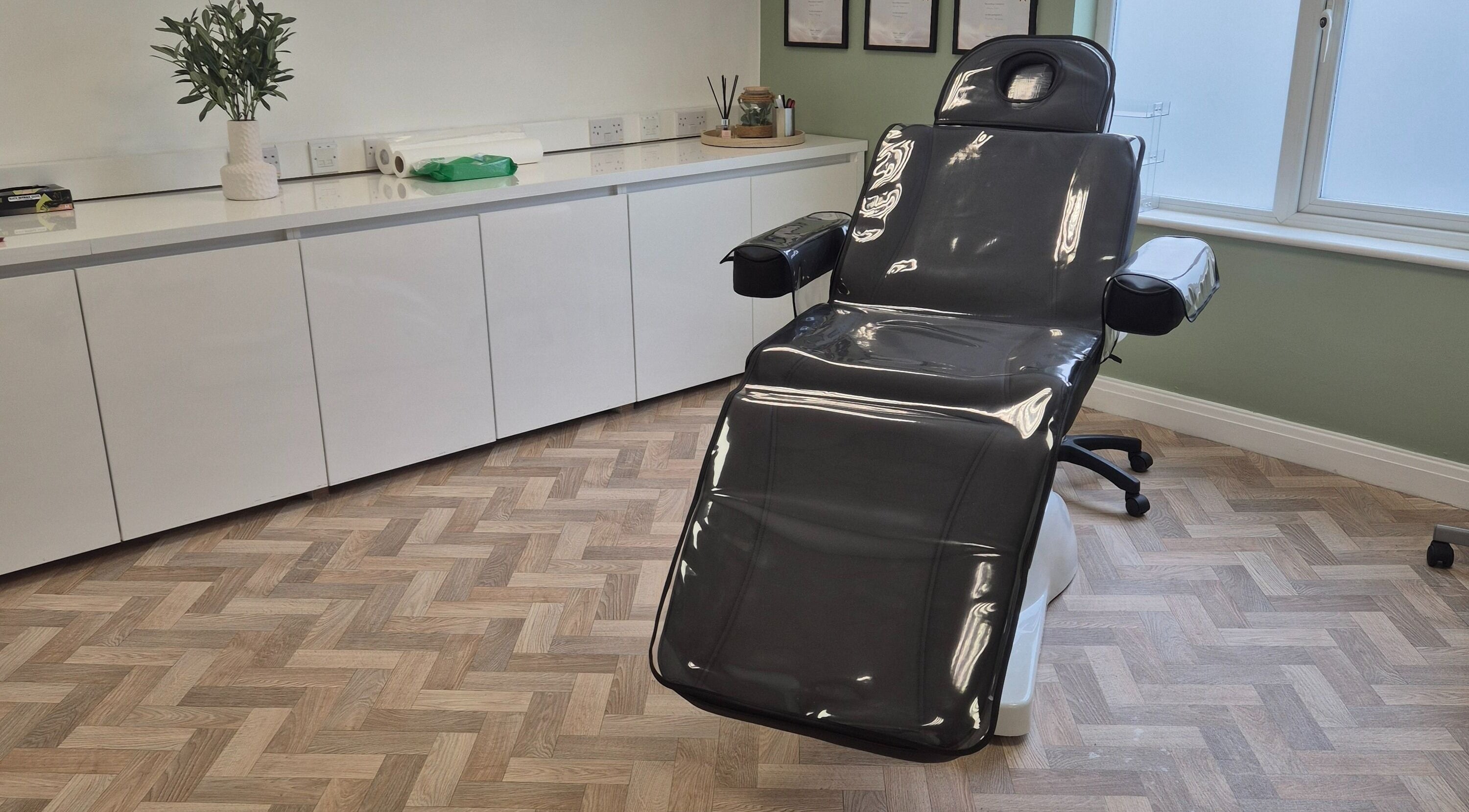 Luxurious treatment chair at Hermosa - Heywood, Greater Manchester, OL10, inviting calm in Heywood, England, GB.