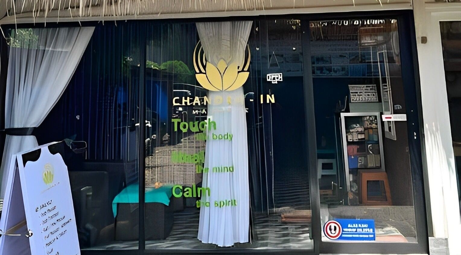 Front view of Chandra In Spa Massage And Reflexology in Bali, Bali, ID, showcasing inviting entrance decor.