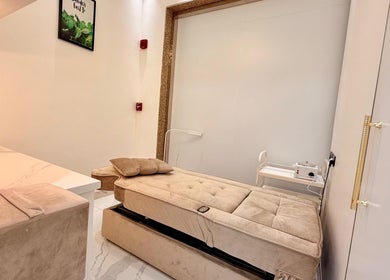 Relaxing wellness bed at Artika Beauty Lounge, Dubai, Dubai, AE for ultimate comfort.