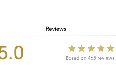 5-star rating for Luxe Hair Studio, Edinburgh, Scotland, GB, based on 465 reviews.