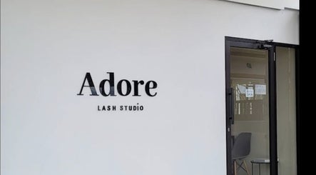 Entrance of Adore Lash Studio in Bali, Bali, ID, showcasing elegant signage and welcoming ambiance.