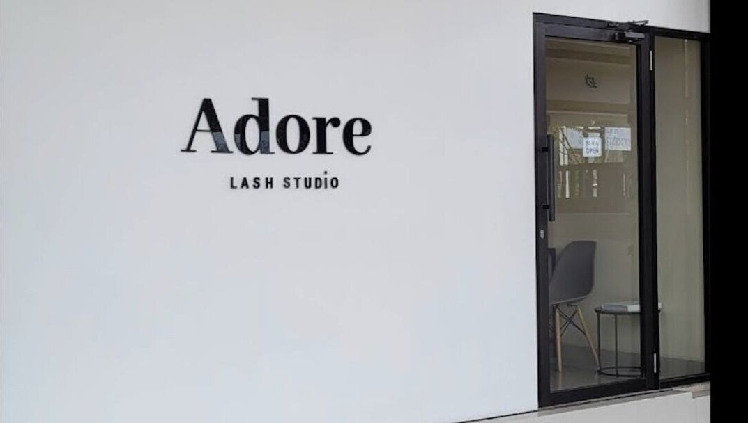 Entrance of Adore Lash Studio in Bali, Bali, ID showcasing modern design and calm ambiance.
