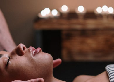 Relaxing facial massage at Innerverse Wellness Centre - Southbank, Melbourne, AU with calming ambiance.