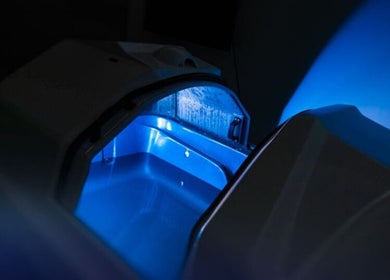 Floatation pod at Innerverse Wellness Centre - Southbank, Melbourne, AU providing a serene relaxation experience.