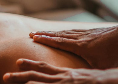 Massage therapy session at Innerverse Wellness Centre - Southbank in Melbourne, AU. Relaxation and wellness.
