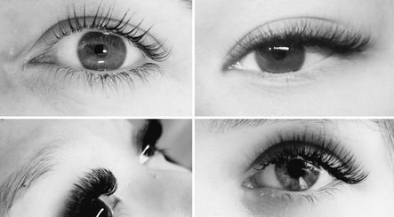 Eyelash extensions at BNV'D Beauty in Melbourne, Victoria, AU showcasing stunning lash enhancements.