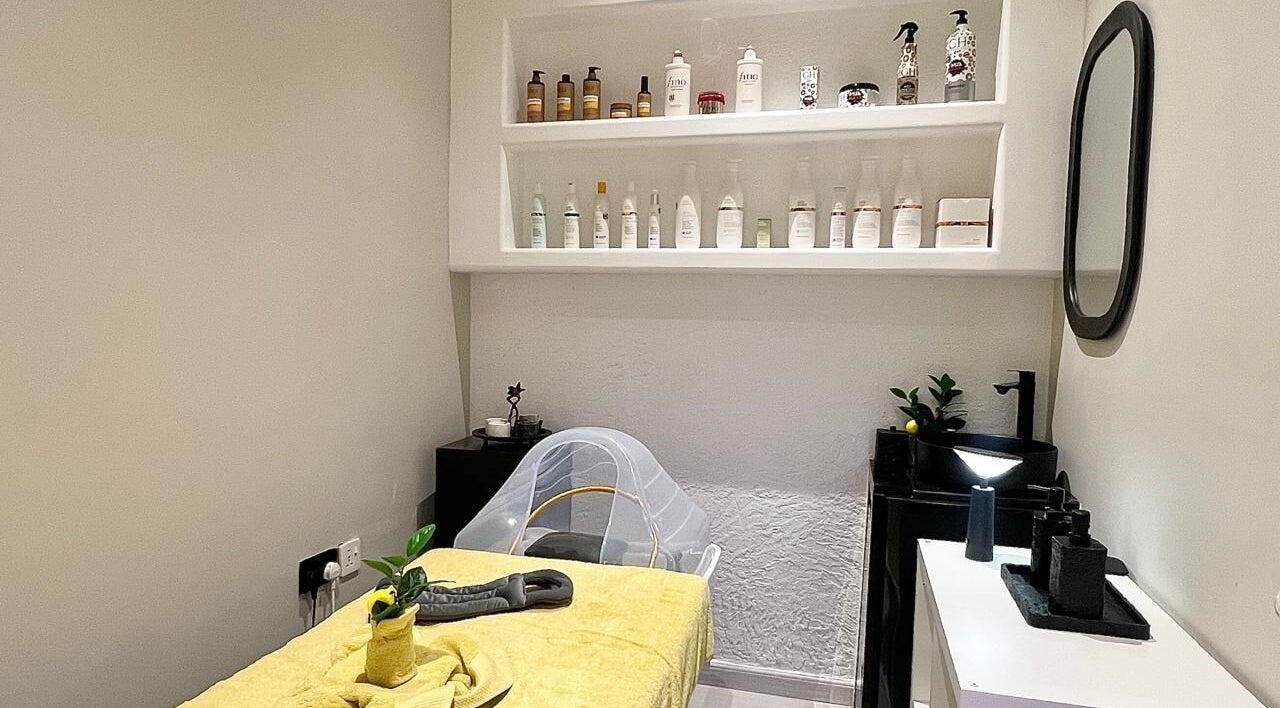 Cozy spa room at Capri Beauty Center, Sharjah, Sharjah, AE, with a treatment bed and soothing decor.
