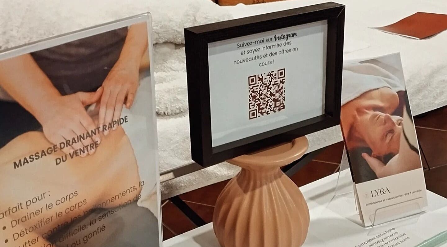 Service de massage chez LYRA Massage & Esthétique à domicile, Sainte-livrade-sur-lot, Nouvelle-aquitaine, FR.