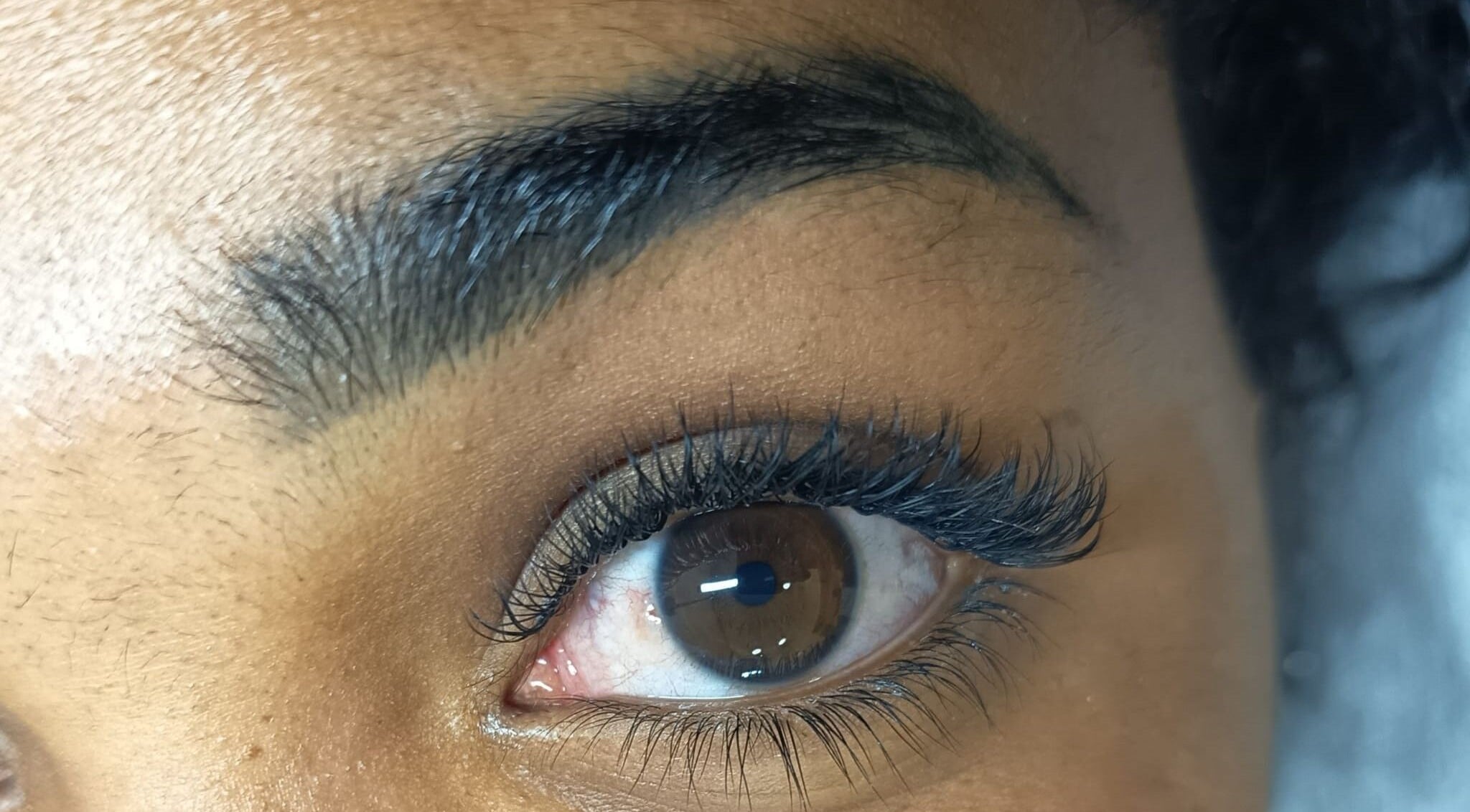 Close-up of eyelash extensions at Mavo Beauty - Chiado, Lisboa, Lisboa, PT.