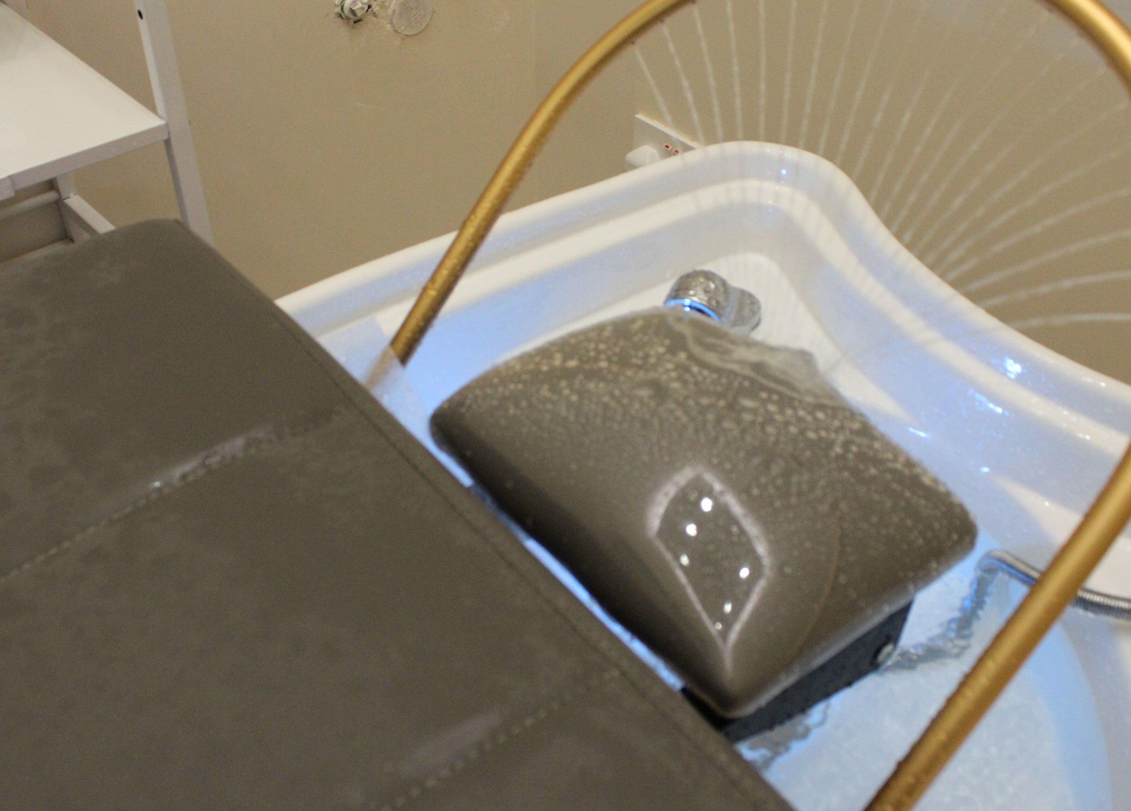 Elysian Salon's modern hair wash station in Riyadh, Riyadh Province, SA for a relaxing experience.