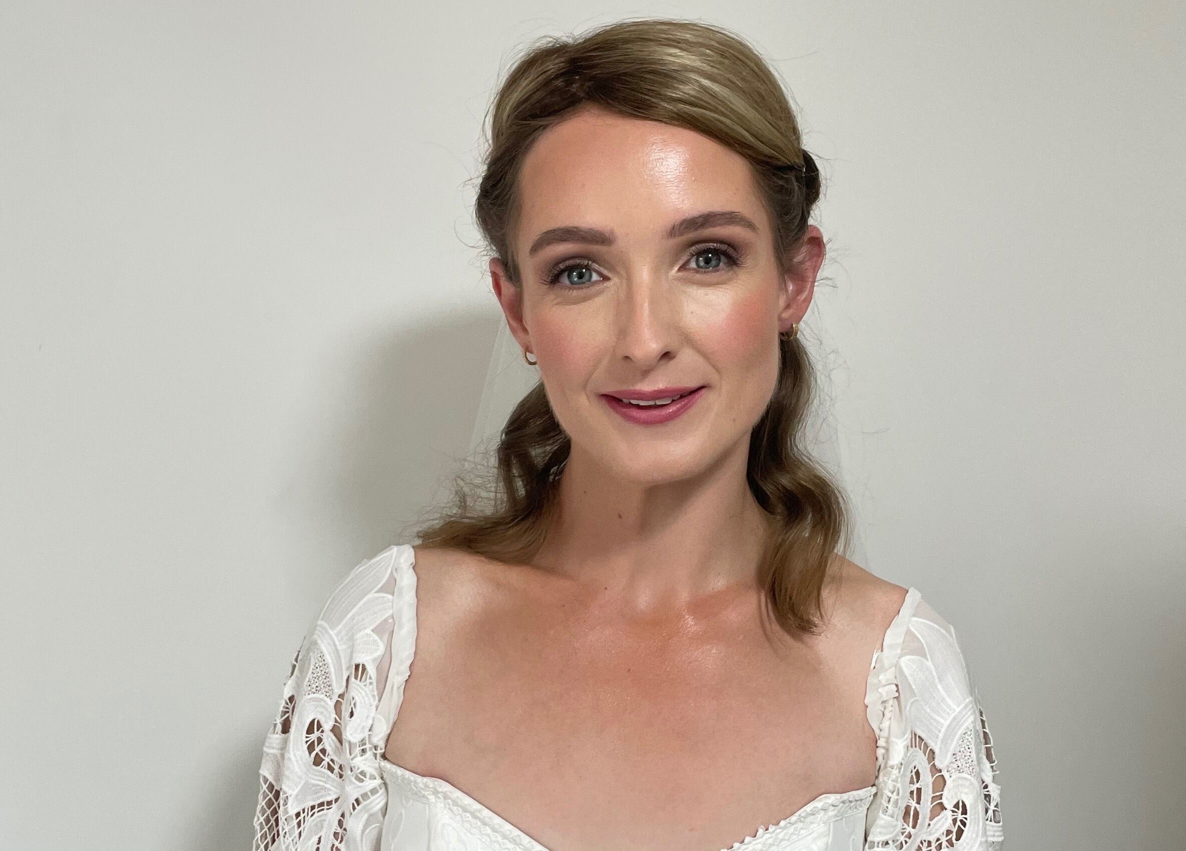 Bridal makeup by Lisa Critchley Makeup Artist in Abbots Langley, England, GB enhances natural beauty.