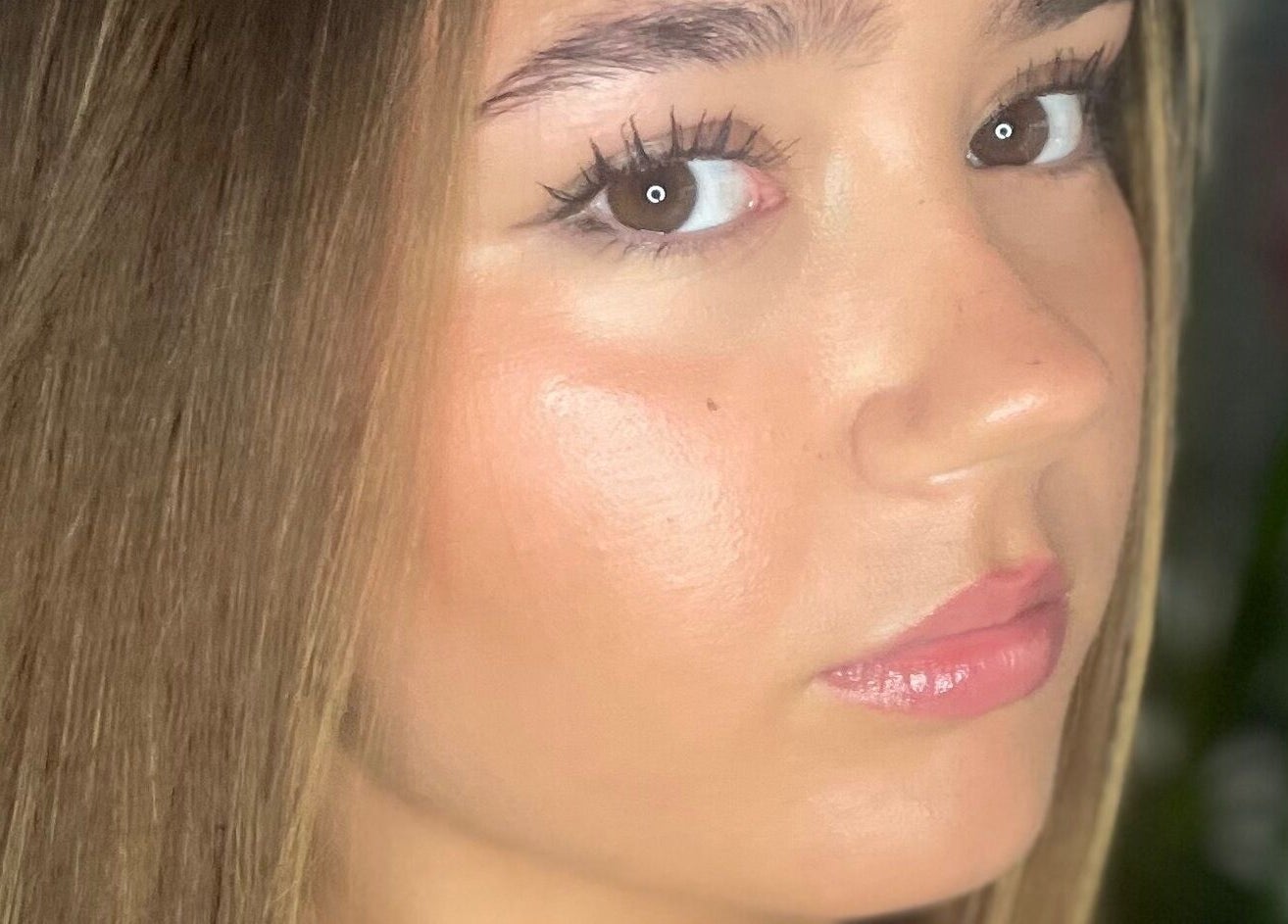 Close-up of makeup artistry by Lisa Critchley Makeup Artist in Abbots Langley, England, GB showcasing flawless skin.