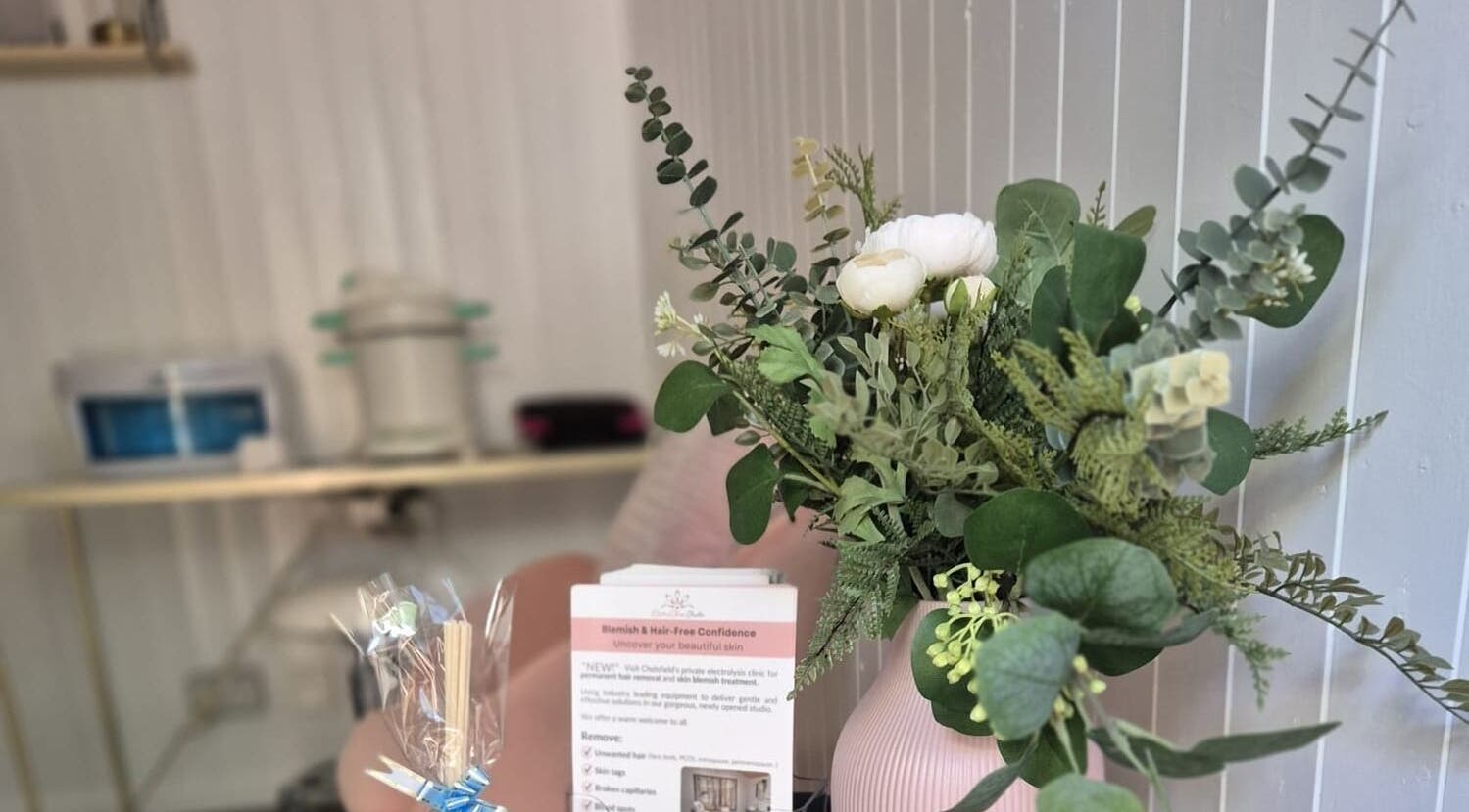 Floral arrangement in ElectroGlow Studio, Well Hill, England, GB showcasing elegant, relaxing decor.