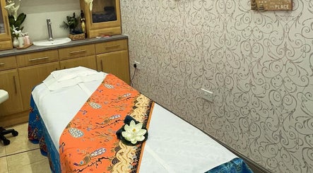 Tranquil massage room at Thantawan Thai Massage in Cheshunt, Waltham Cross, Cheshunt, England, GB.