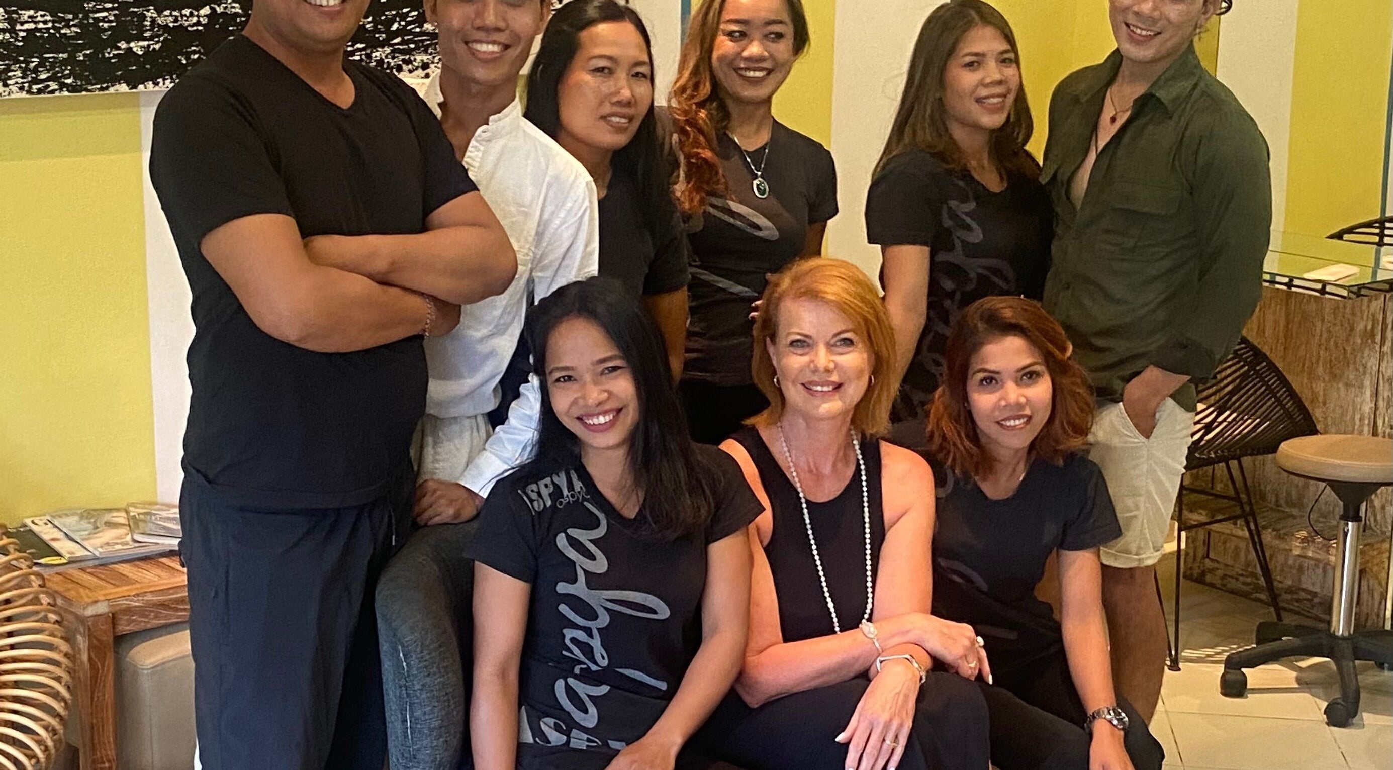 Aspya Salon & Wellness team gathered inside the Bali, Bali, ID venue, radiating warmth and professionalism.