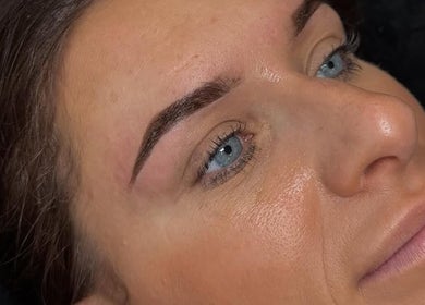 Perfectly shaped eyebrows at BeautybyGemma, Shiremoor, England, GB showcase detailed beauty service.