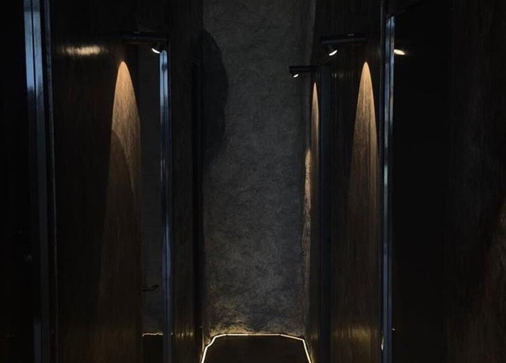 Dimly lit corridor at Pressure Massage Spa Bali, offering a serene ambiance in Bali, Bali, ID.