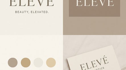 Elevè Aesthetics & Beauty branding in Radcliffe, England, GB showcasing neutral tones and elegant design.