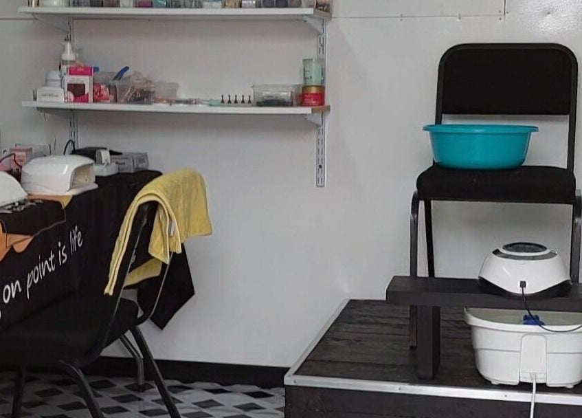 Nail station setup at Touché Beauty Lab, Cape Town, Western Cape, ZA for premium nail care services.