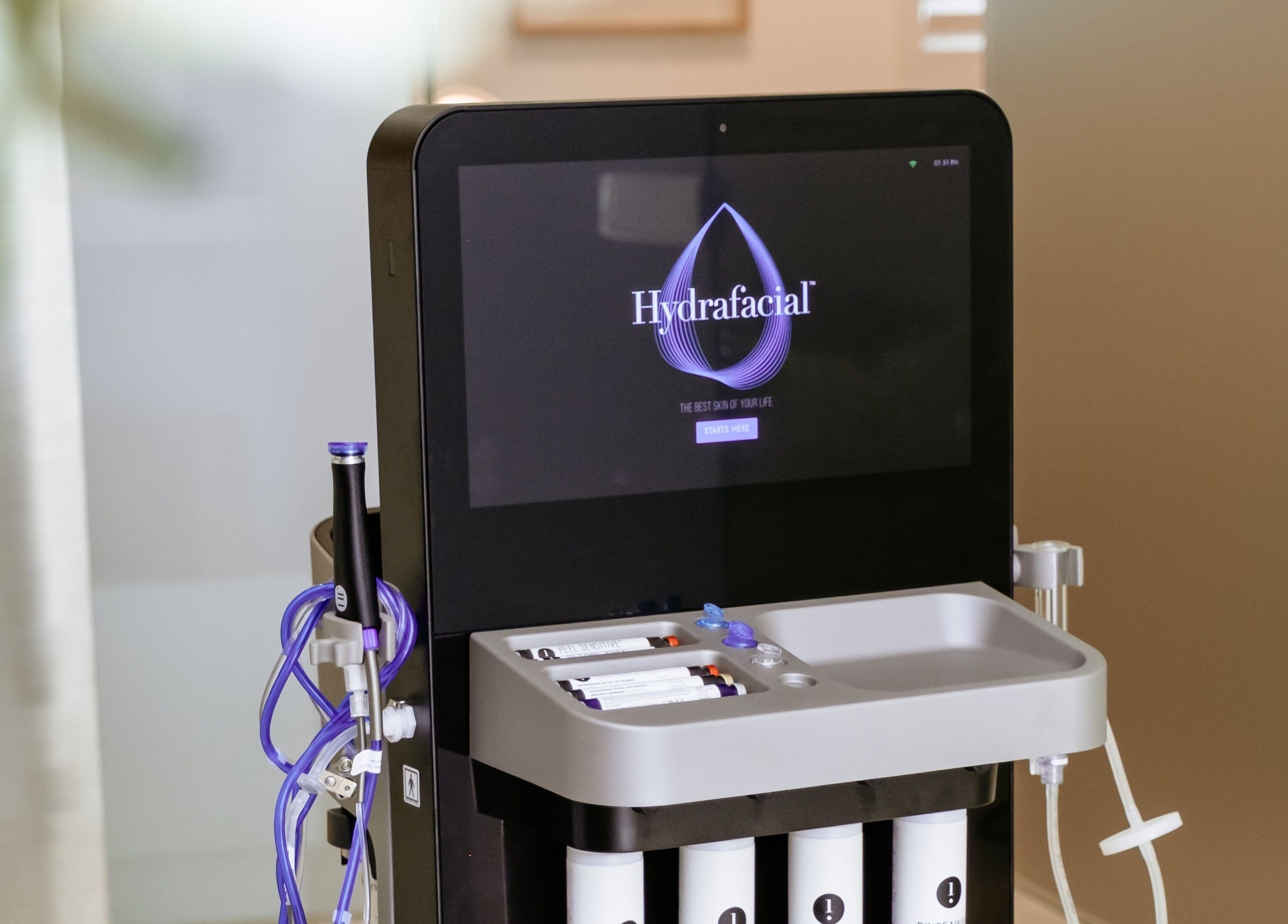 HydraFacial machine at The Dermal Collection, Cape Town, Western Cape, ZA offering advanced skincare treatments.