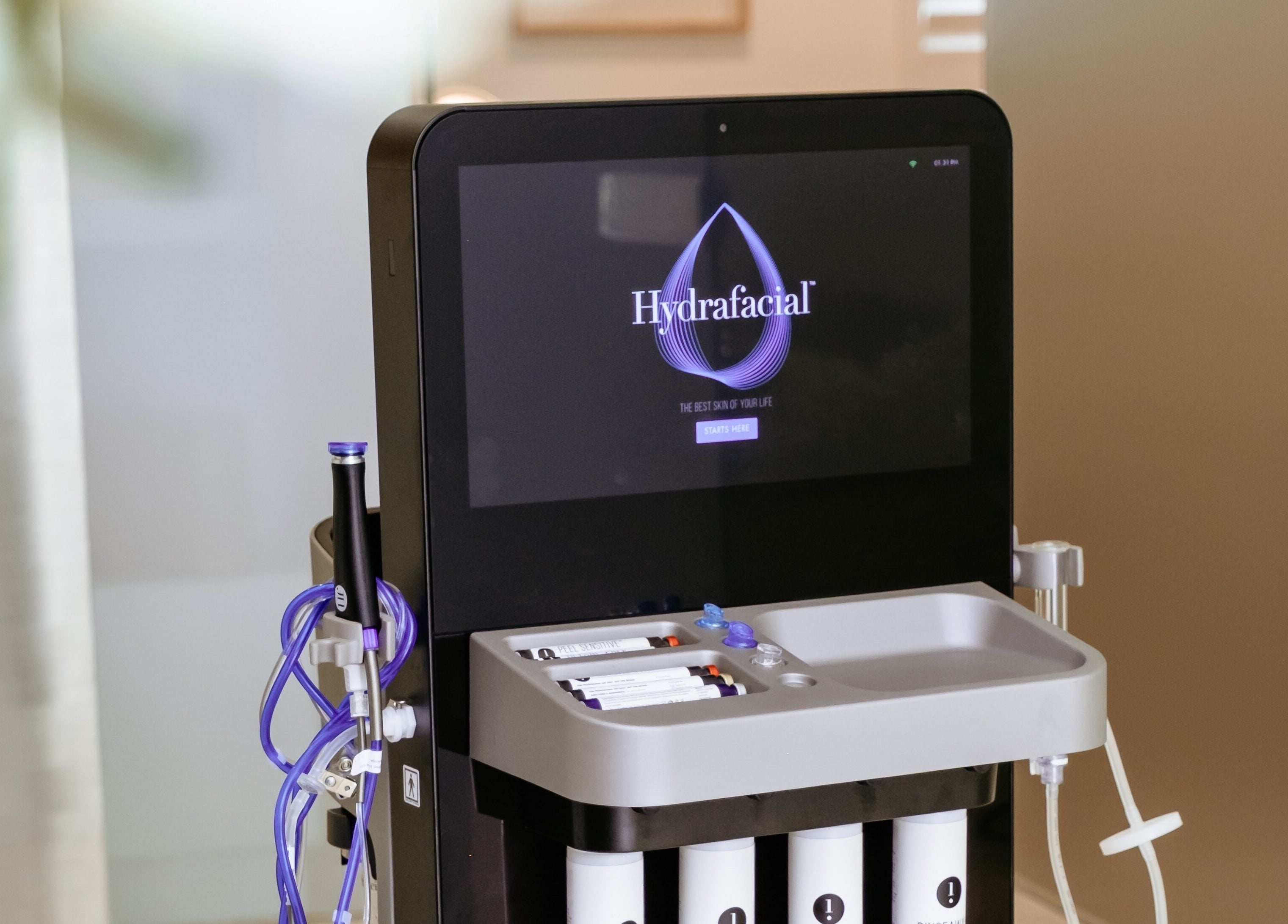 HydraFacial machine at The Dermal Collection, Cape Town, Western Cape, ZA offering advanced skincare treatments.