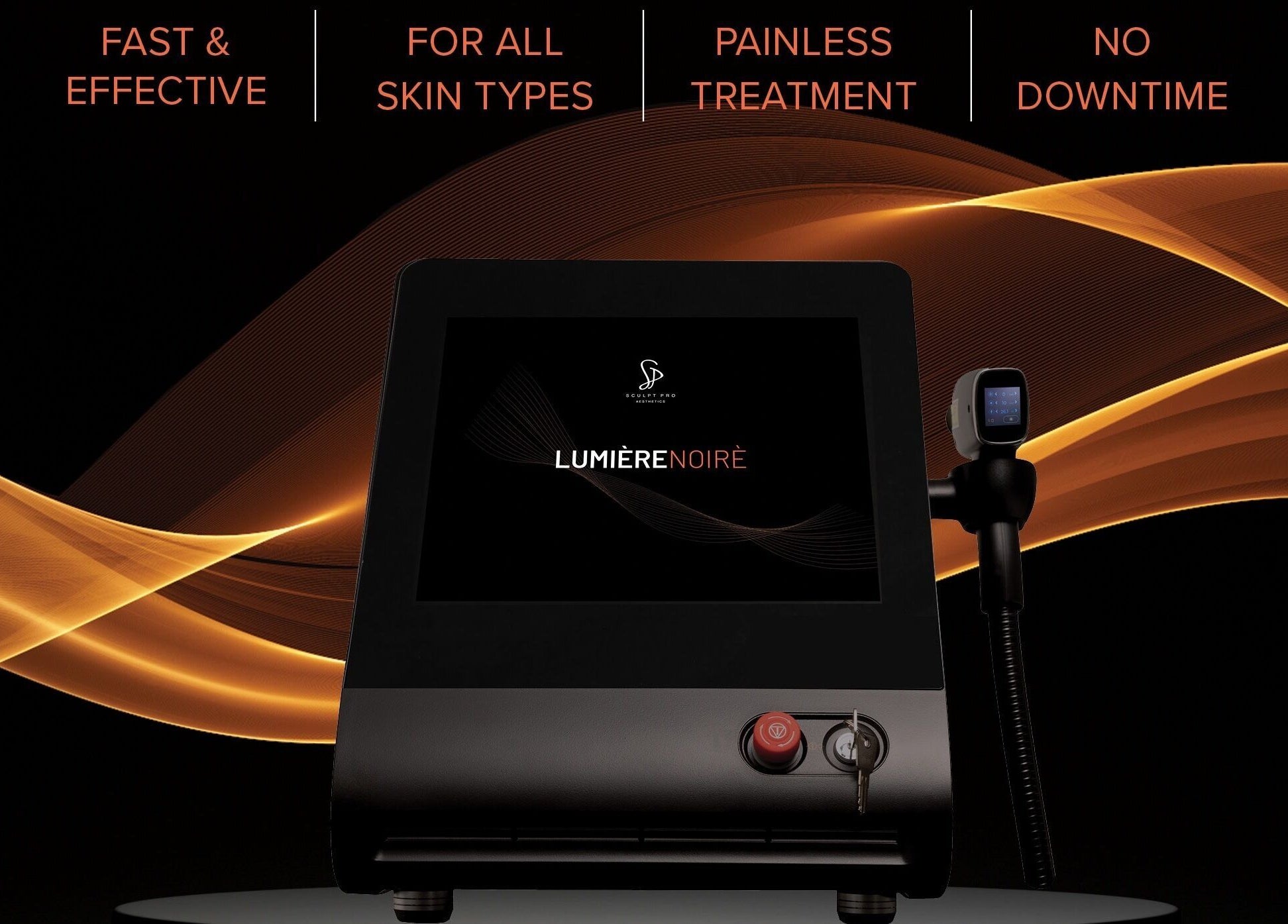 Advanced Lumière Noire machine at Tone & Glow in Stanstead Abbotts, England, GB for all skin types.