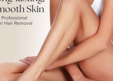 Smooth legs after laser hair removal at Tone & Glow, Stanstead Abbotts, England, GB.