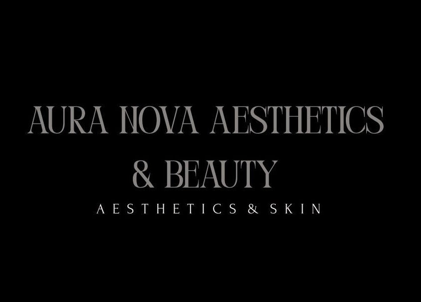 Aura Nova Aesthetics & Beauty logo at Royal Tunbridge Wells, England, GB. Elegant and sleek design.