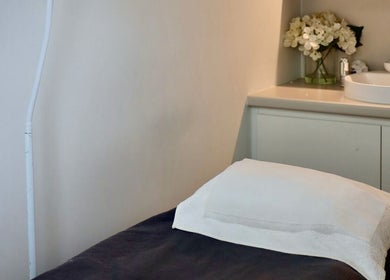 Relaxing treatment room at Cosmetics by Nurse Juliette, Alexandria, New South Wales, AU with cozy ambiance.