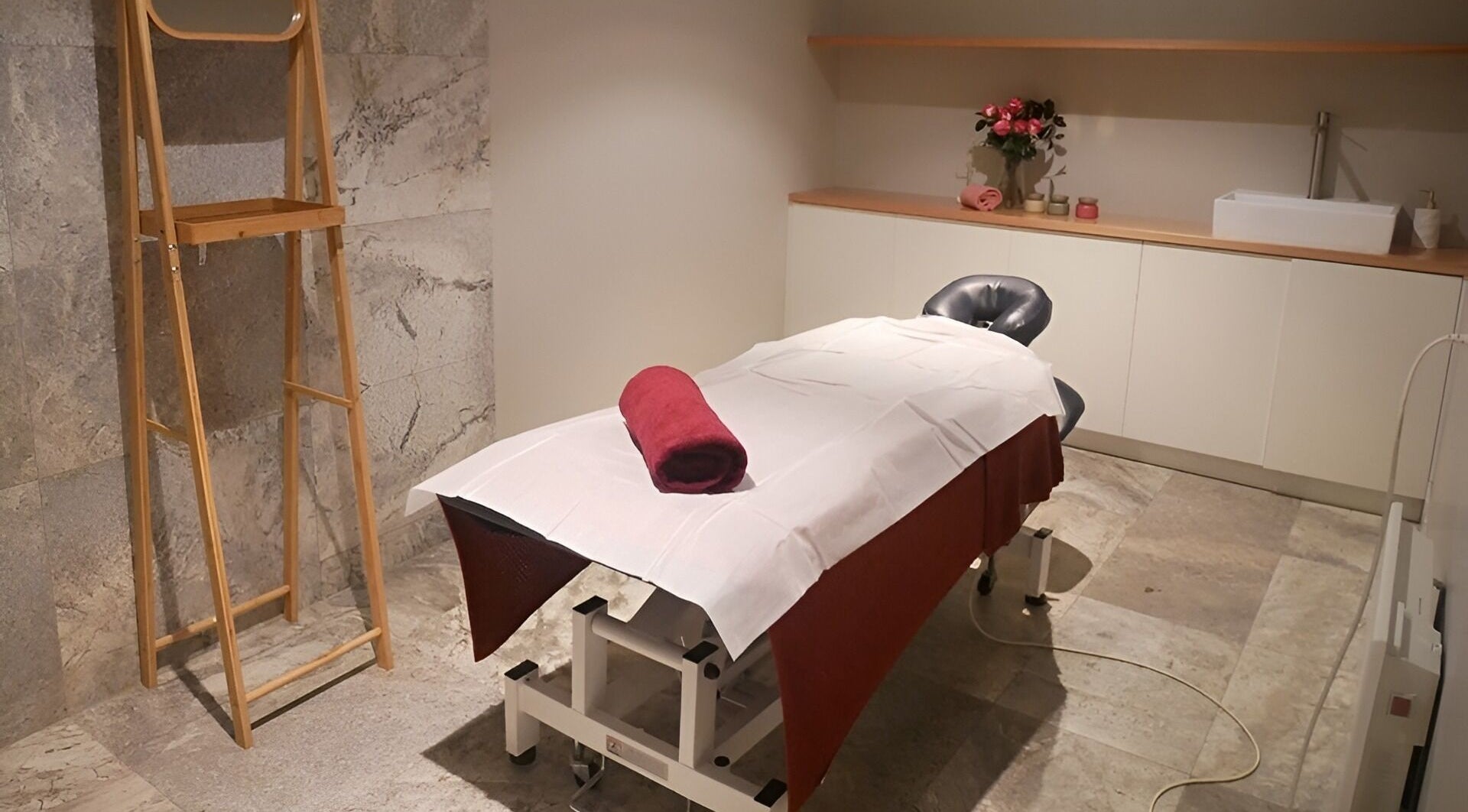 Serene massage room at Baan Thai Therapeutic Massage and Spa HOBART, Hobart, Tasmania, AU.