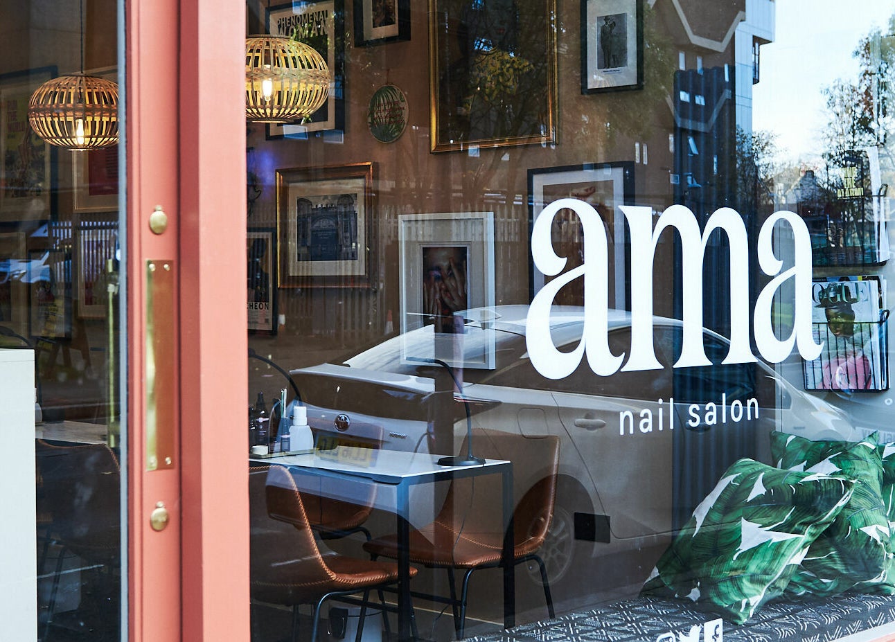 Stylish exterior of AMA Brixton in London, England, GB, showcasing chic decor and modern ambiance.