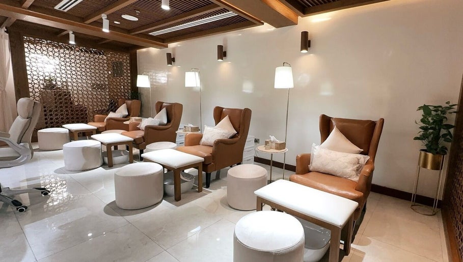 Cozy and elegant seating area at Noor Alhala Beauty Salon, الشارقة, إمارة الشارقةّ, AE.