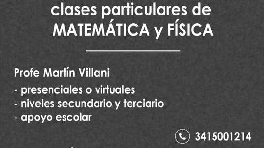 Clases particulares de matemática y física