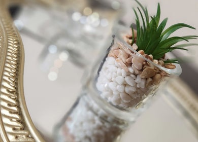 Detalhe elegante de vaso decorativo em Iracilda Nails, Braga, Braga, PT.