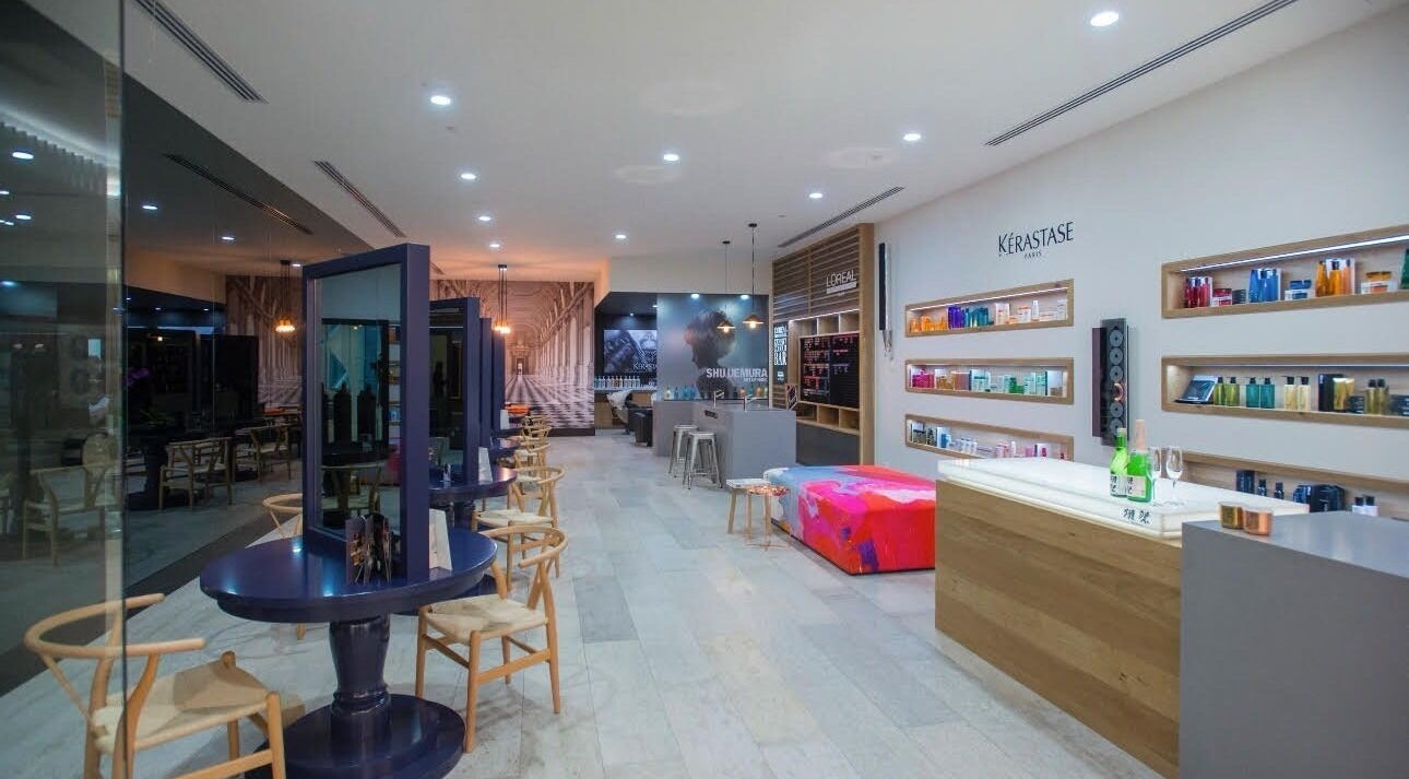 Stylish interior of Maison Tsumiki in Melbourne, Victoria, AU showcasing beauty products and seating areas.