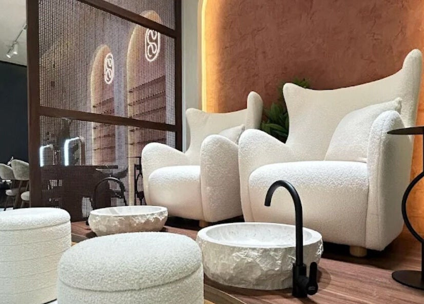 Relax in luxurious seating at Chamomile Salon | صالون كامومايل, Riyadh, SA for ultimate comfort and style.