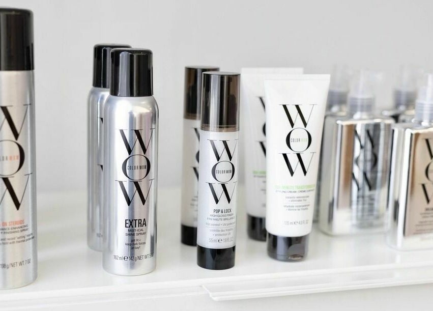 A selection of WOW hair products at Rapunzel Rapunzel in North Lakes, Queensland, AU.