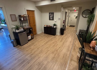 Inviting lobby at Licensed Massage Therapist Korey Cleaver at Well Being Akron in Akron, Ohio, US.